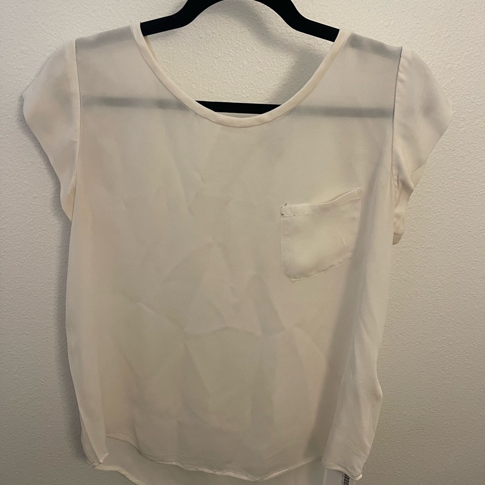 Joie White Blouse